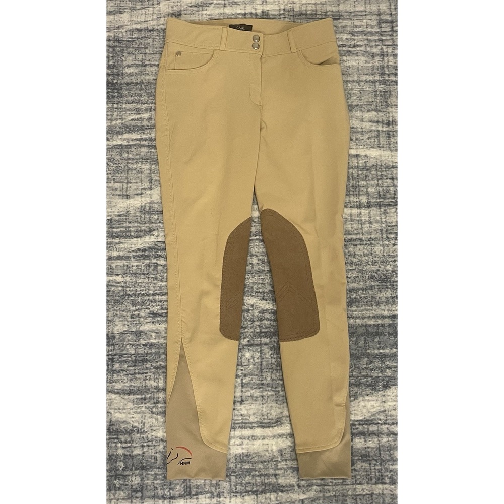 HKM Women's Horse Riding Pants Beige Sz US 26